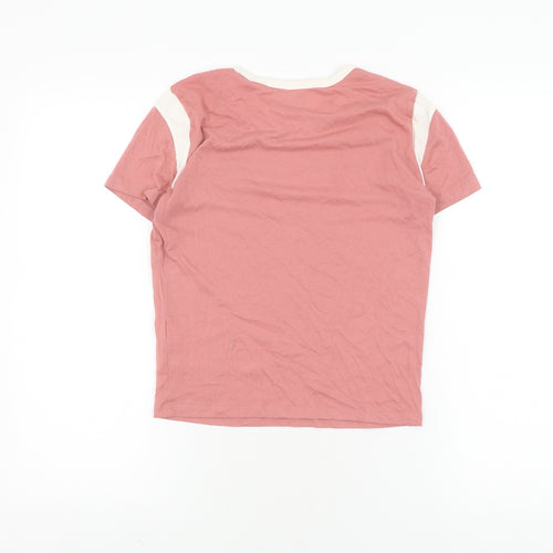 Hollister Women's XS Pink Ringer T-Shirt Casual