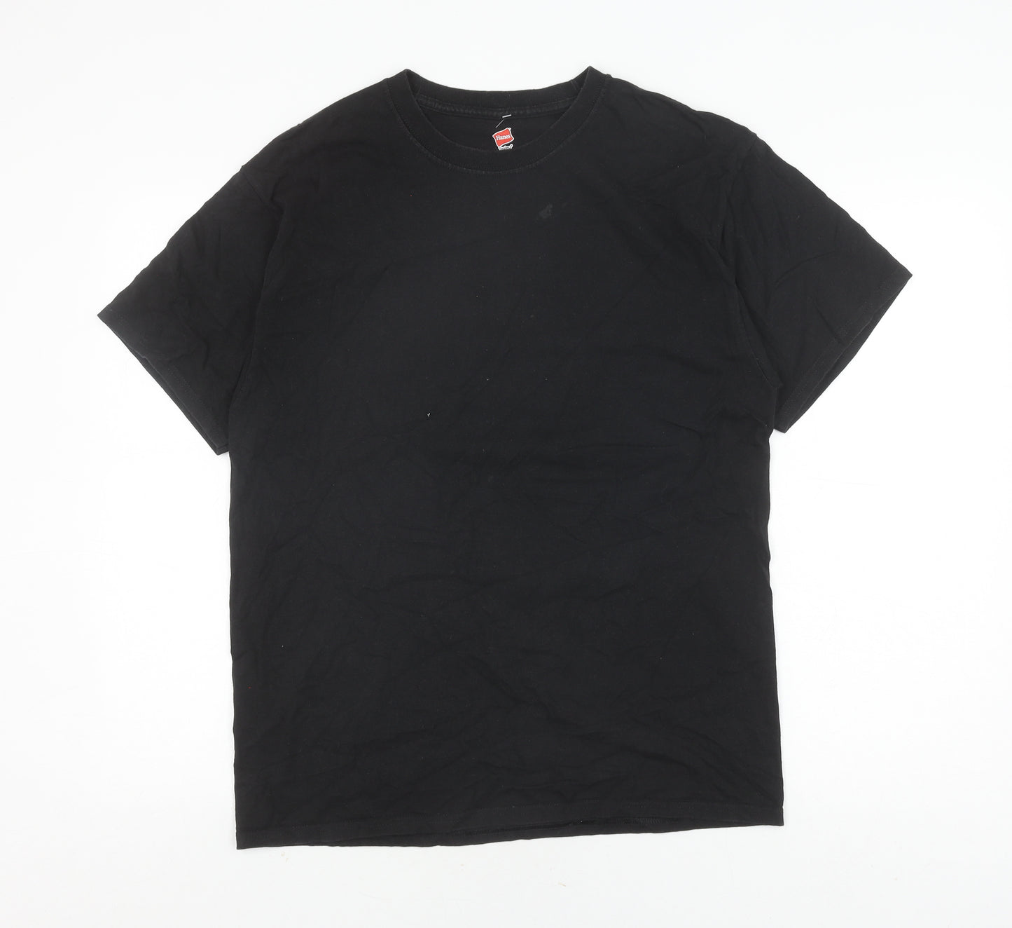 Hanes Men's Black Sports Graphic T-Shirt L