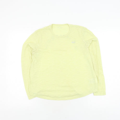 Röhnisch Women's Yellow Long Sleeve Activewear Top Medium