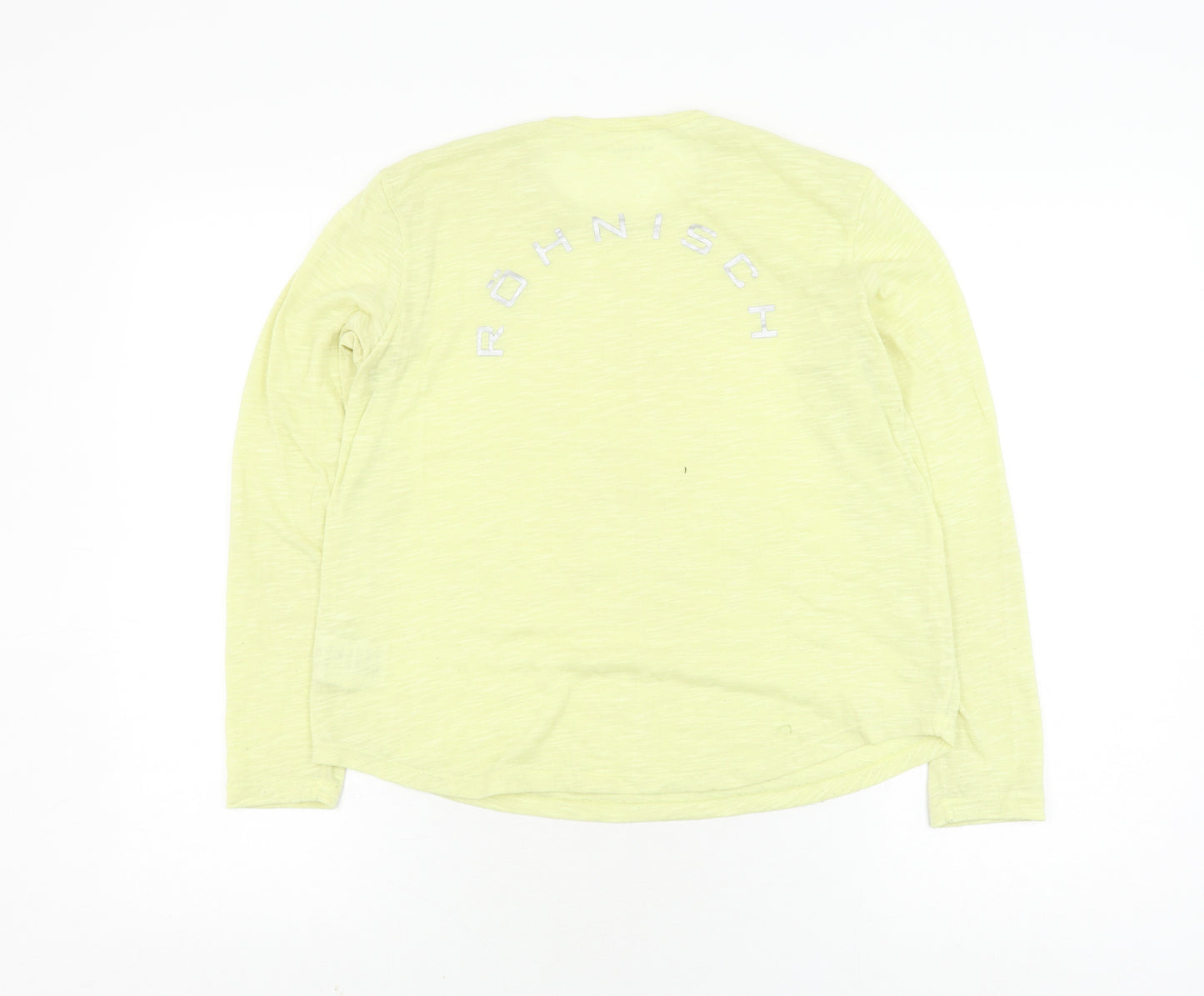 Röhnisch Women's Yellow Long Sleeve Activewear Top Medium