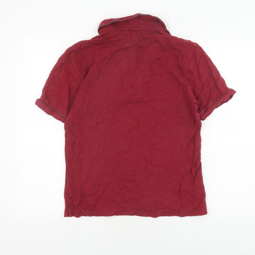 Penguin Men's Slim Fit Red Polo Shirt