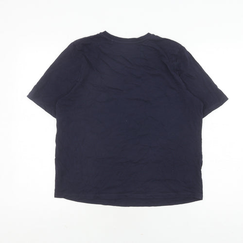Boden Women's Blue Crew Neck T-Shirt M Basic Casual