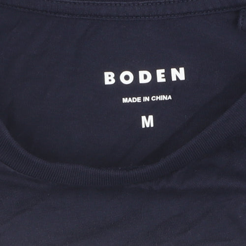 Boden Women's Blue Crew Neck T-Shirt M Basic Casual