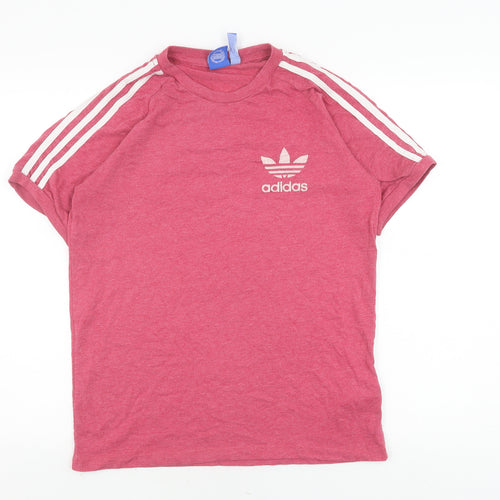 Adidas Unisex Red Basic T-Shirt - Size S
