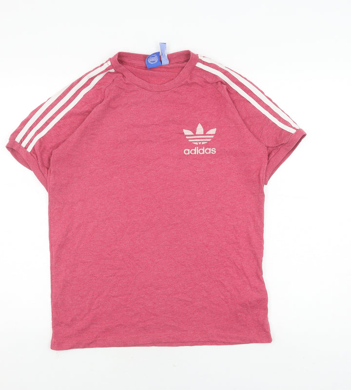 Adidas Unisex Red Basic T-Shirt - Size S