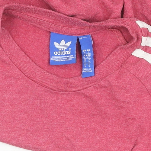 Adidas Unisex Red Basic T-Shirt - Size S