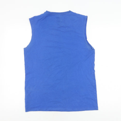 Nike Men's Blue Sleeveless Athletic T-Shirt M