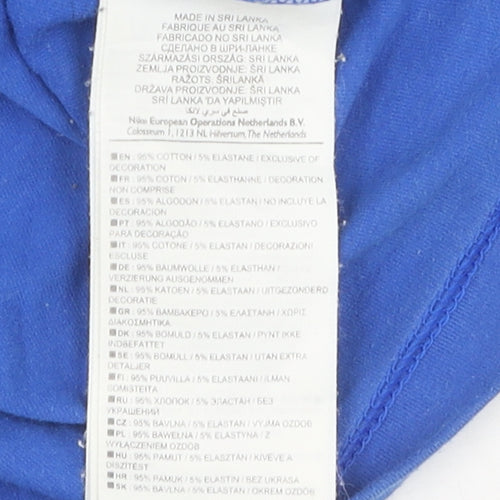 Nike Men's Blue Sleeveless Athletic T-Shirt M