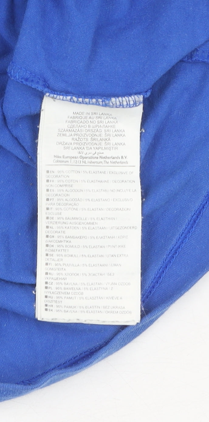 Nike Men's Blue Sleeveless Athletic T-Shirt M