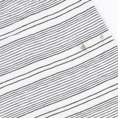GAP Women's Black White Striped Tank Dress L