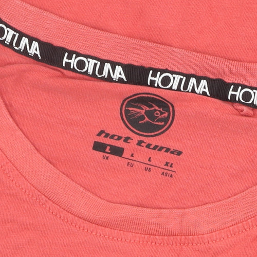 Hot Tuna Men's Red Graphic Surf T-Shirt - Large