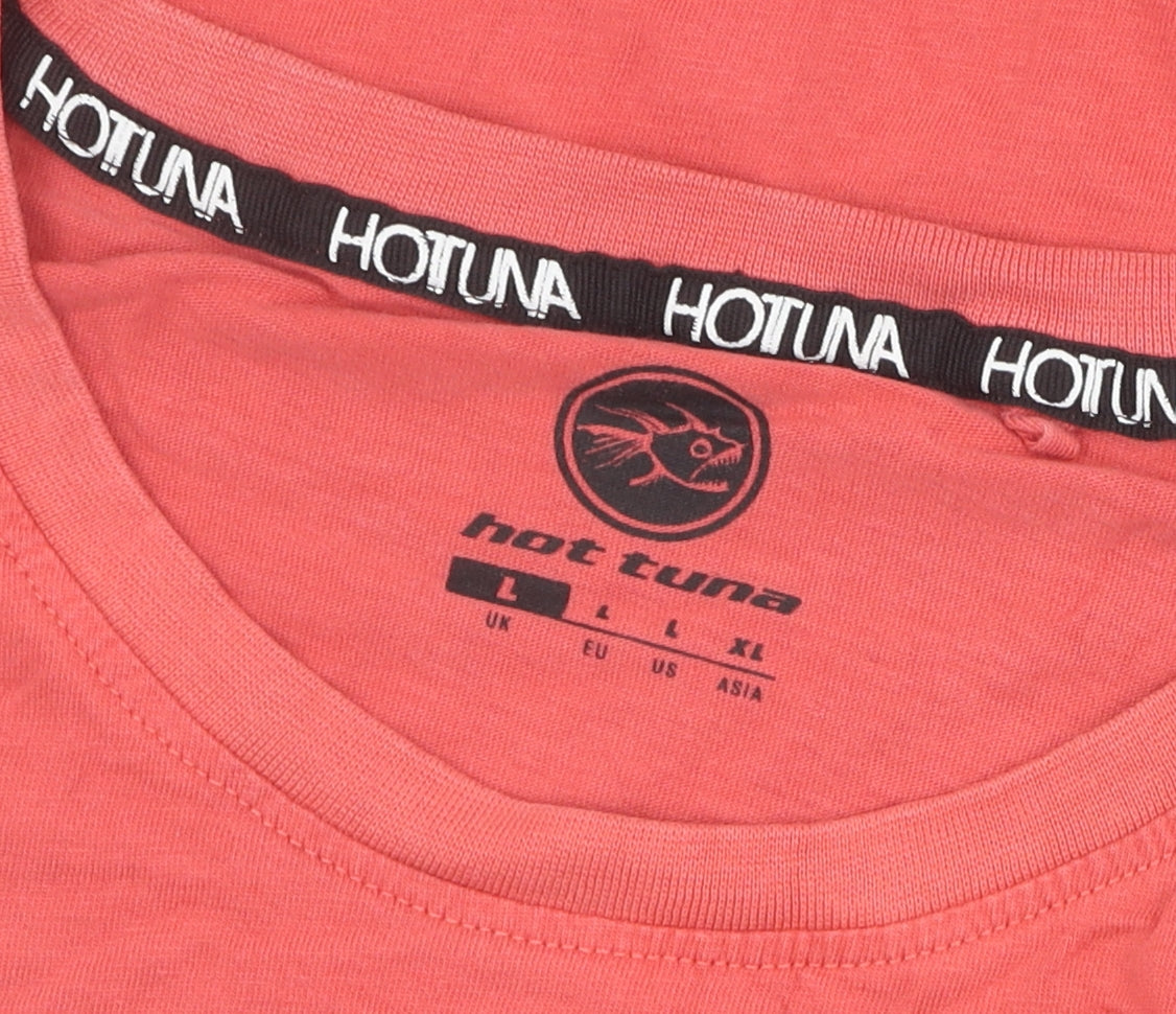 Hot Tuna Men's Red Graphic Surf T-Shirt - Large