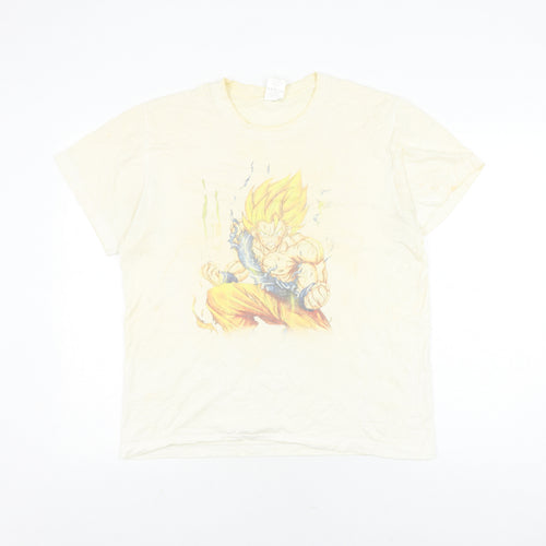 Stedman White Anime Character T-Shirt, M, Unisex