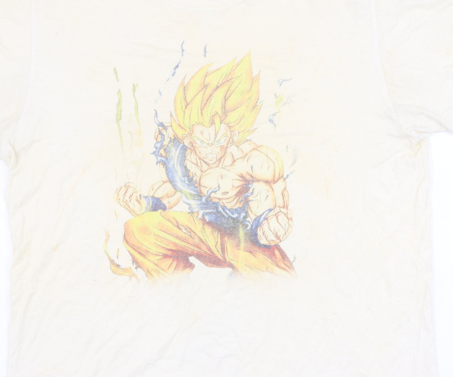 Stedman White Anime Character T-Shirt, M, Unisex