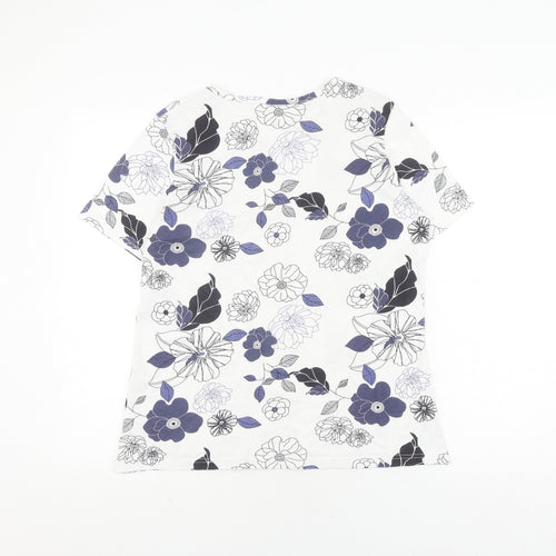 Damart Women's Multicoloured Floral T-Shirt L