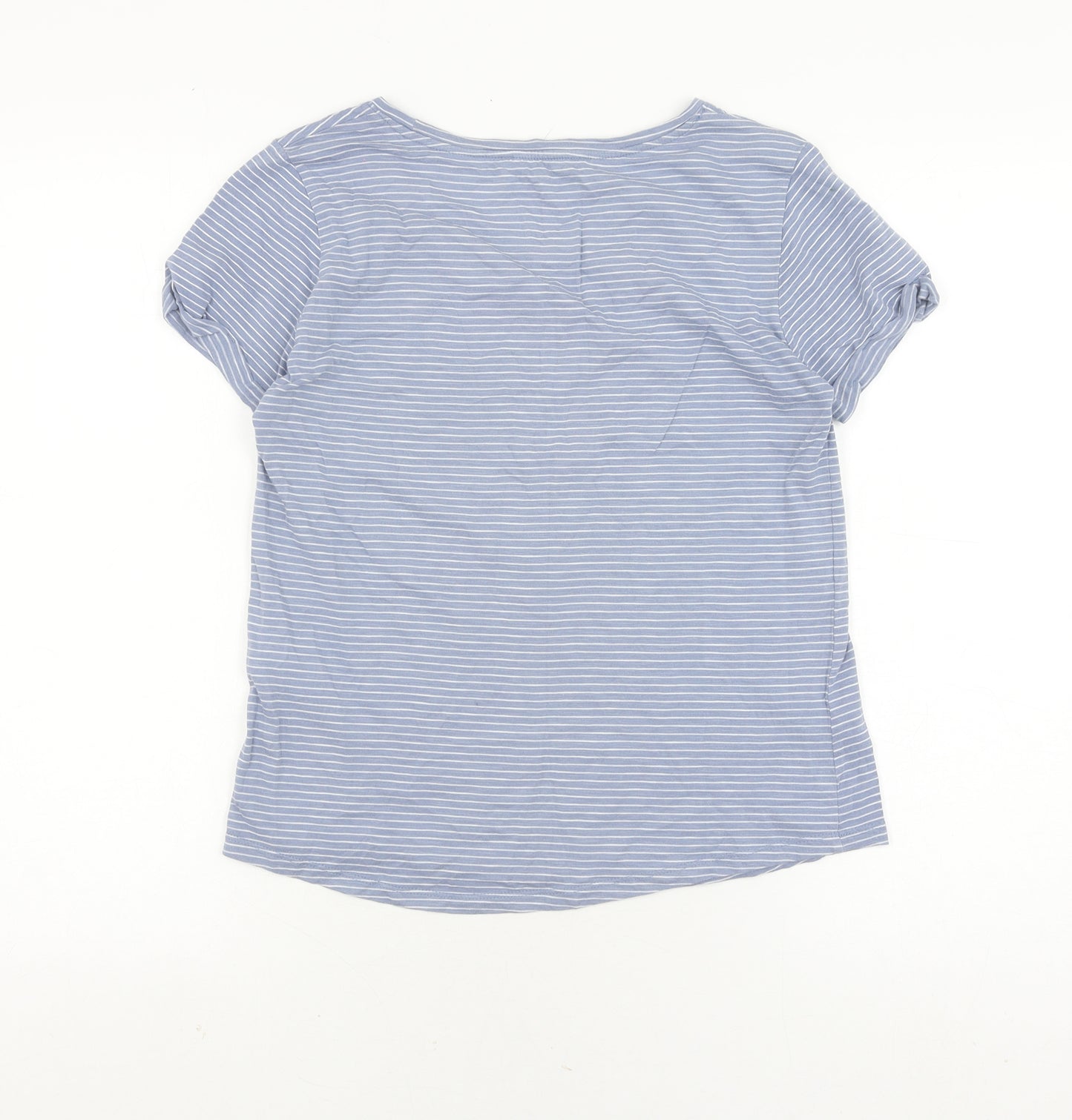 Tom Tailor Women's Blue Striped T-Shirt, Size S