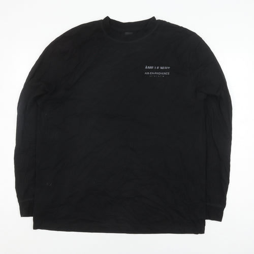 River Island Men's Black XL Pullover Jumper