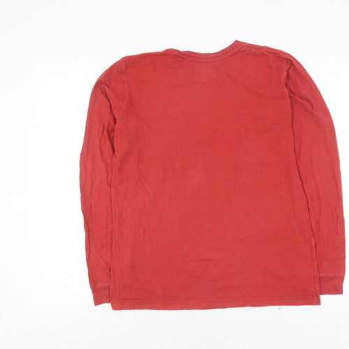 Replay and Sons Teens Red XL Pullover Logo Jumper