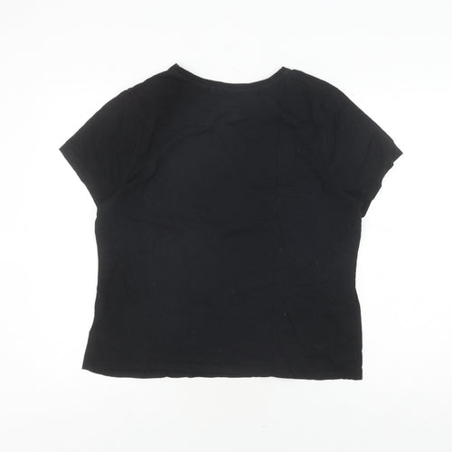 Disney Unisex Adults Black L Mickey T-Shirt