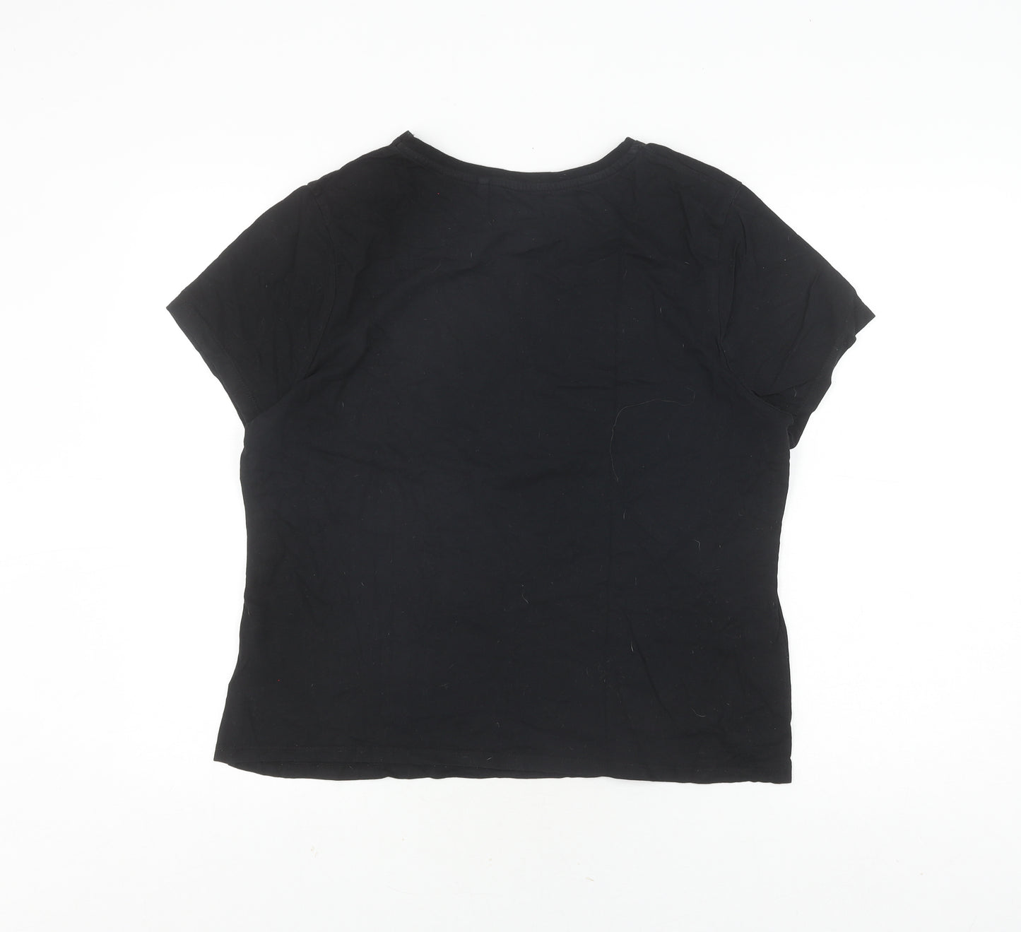 Disney Unisex Adults Black L Mickey T-Shirt