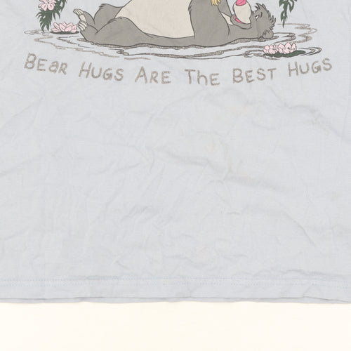 Disney Women's Blue M T-Shirt Bear Hugs Casual