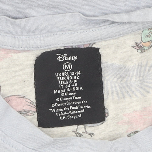 Disney Women's Blue M T-Shirt Bear Hugs Casual