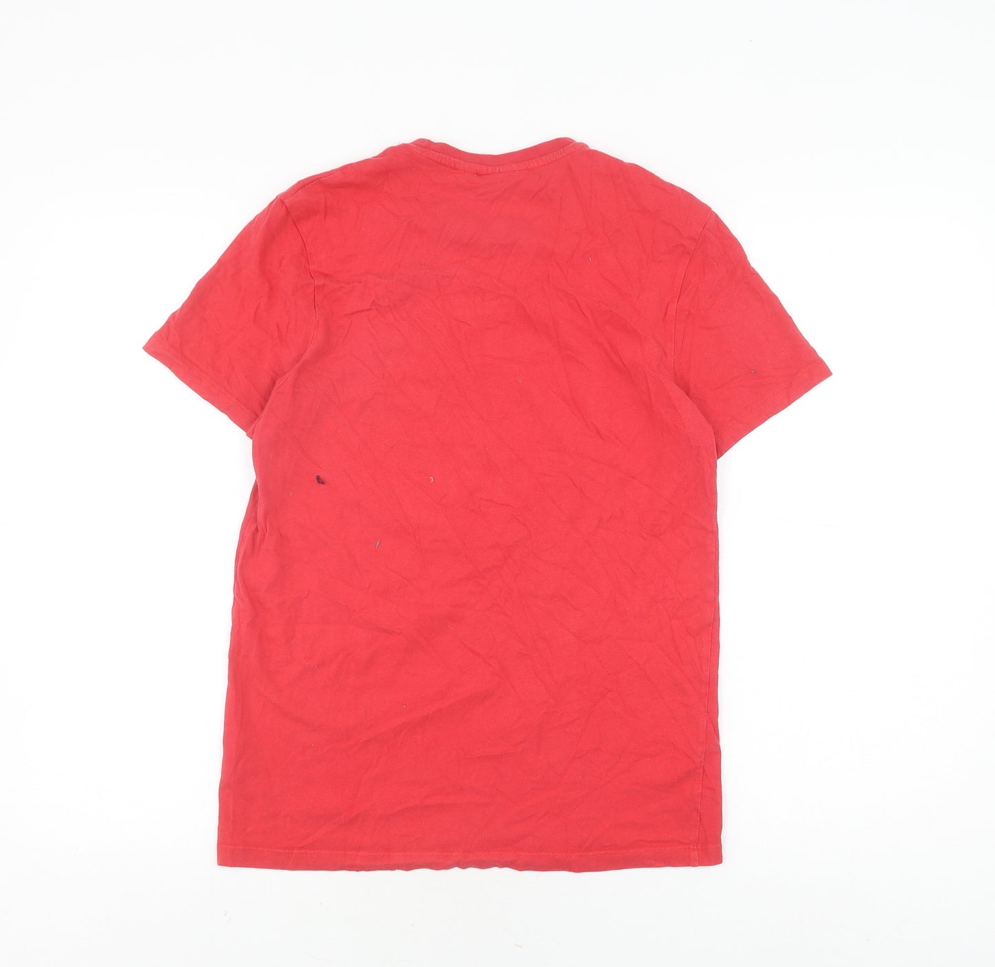 Primark Men's Red Flash Graphic T-Shirt S