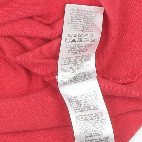 Primark Men's Red Flash Graphic T-Shirt S