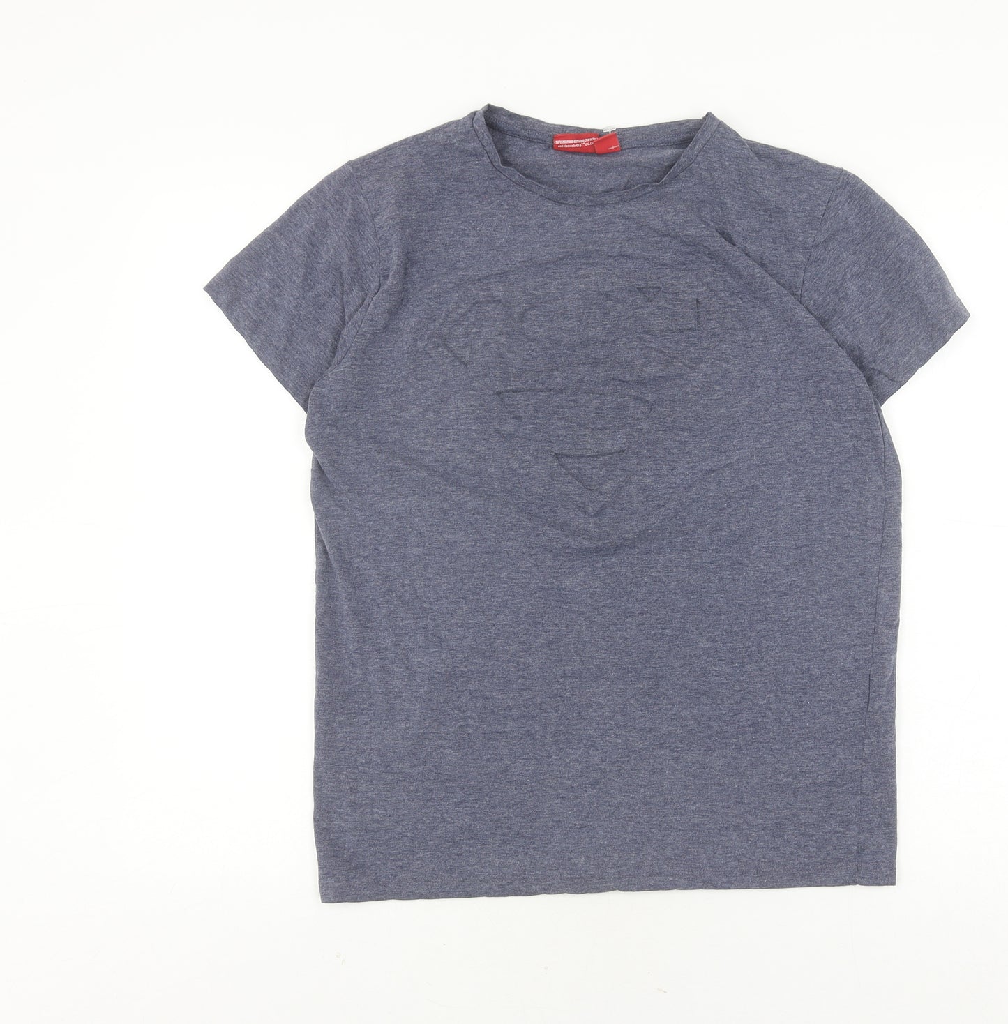 Superman Men's Blue Short Sleeve T-Shirt L