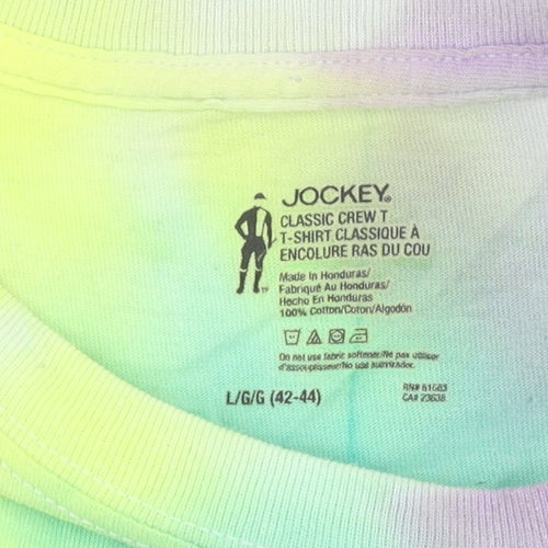 Jockey Multicoloured Crew Neck Unisex T-Shirt L