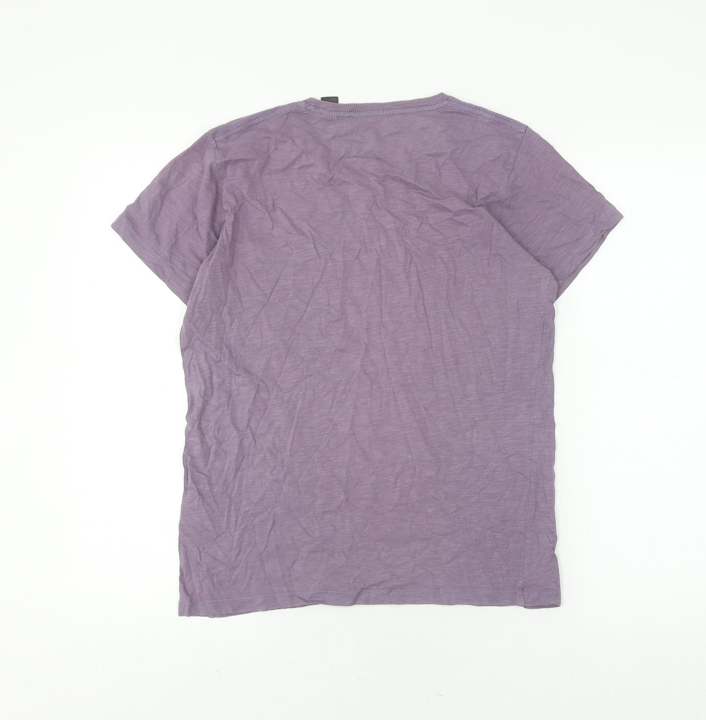 O'Neill Men's Slim Fit Purple Cotton T-Shirt Size M