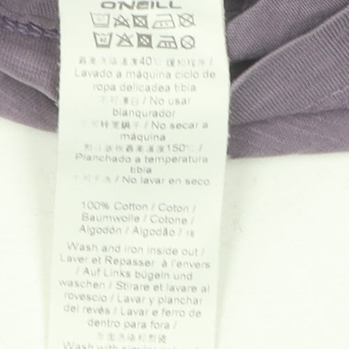O'Neill Men's Slim Fit Purple Cotton T-Shirt Size M
