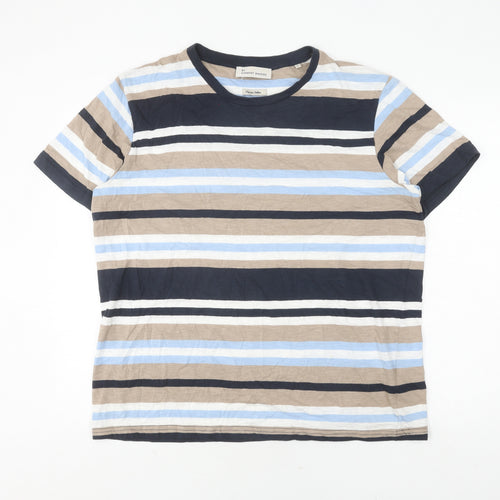 By Garment Makers Men's XL Stripe T-Shirt