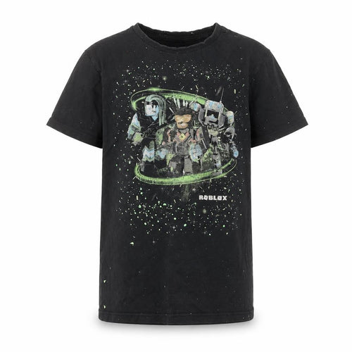 Next Boys Black Roblox Graphic T-Shirt 10 Years Casual