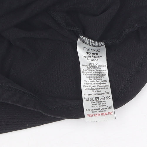 Next Boys Black Roblox Graphic T-Shirt 10 Years Casual