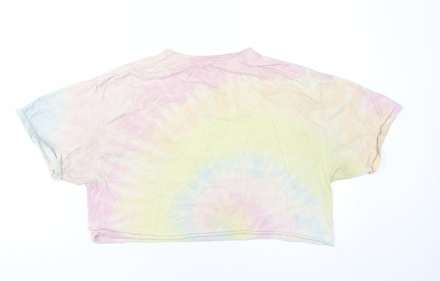 Sublime Unisex Multicoloured Cropped T-Shirt Size S