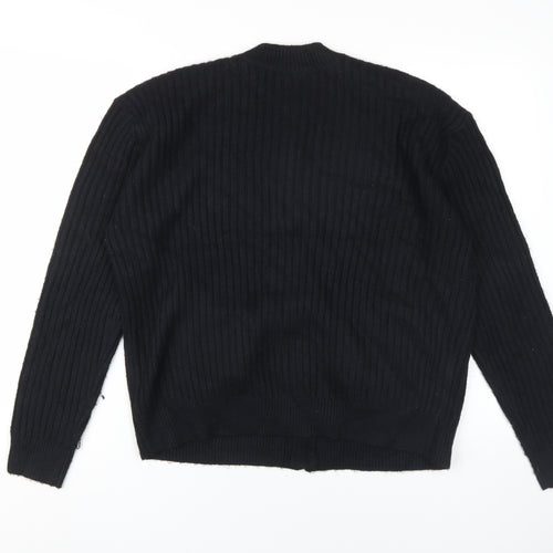 Marks and Spencer Women's Black Full Zip Jumper M