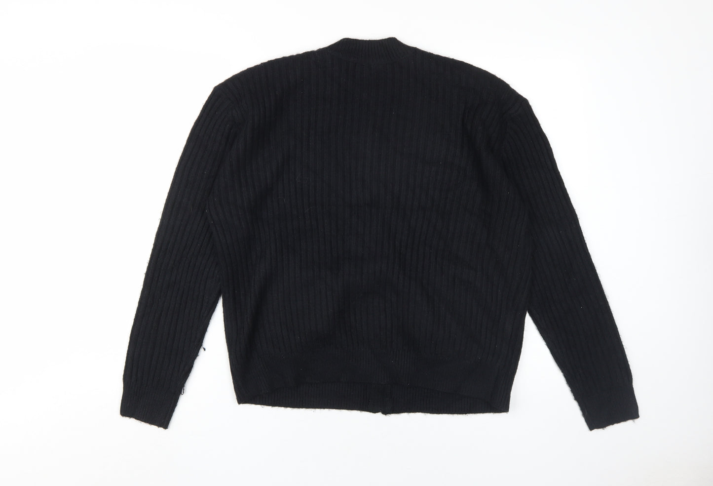Marks and Spencer Women's Black Full Zip Jumper M