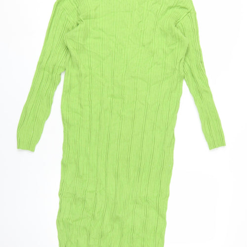 Zara Women’s Green Midi Bodycon Dress Size M