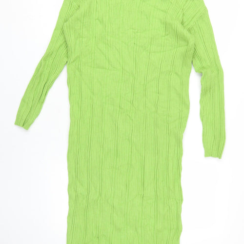 Zara Women’s Green Midi Bodycon Dress Size M