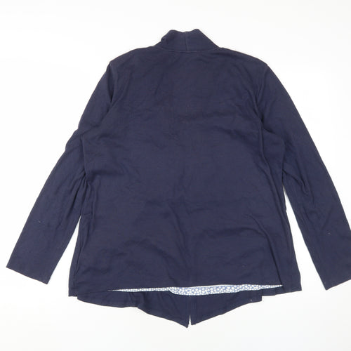Marks and Spencer Women's Blue Long Sleeve Top Size 14