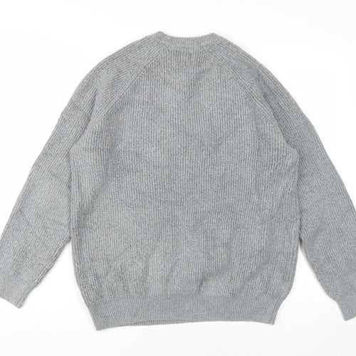 Marks and Spencer Men's Grey XL Supersoft Jumper