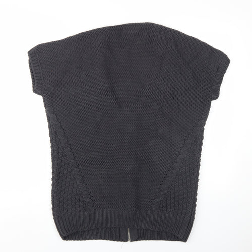 Marks and Spencer Women's Black Zip Cardigan Size 10