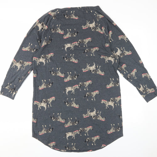 Marks and Spencer Grey Zebra Nightshirt Women’s Size 10