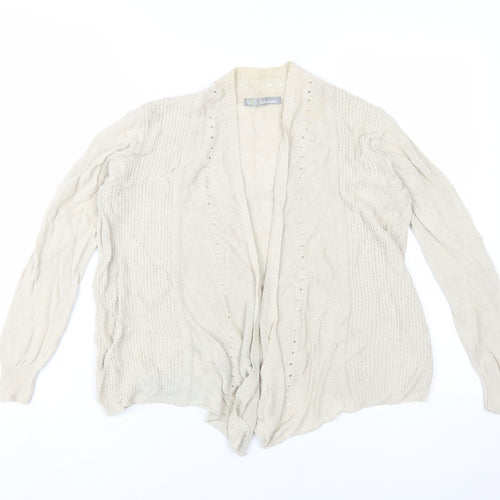 Marks and Spencer Women's Beige Cardigan, Size 14