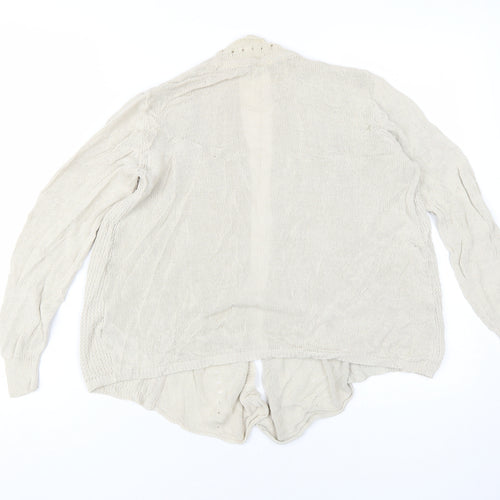 Marks and Spencer Women's Beige Cardigan, Size 14