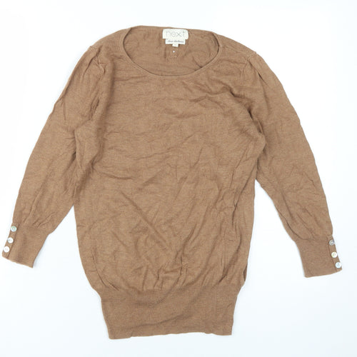 Next Women's Brown Pullover Jumper, Size 8