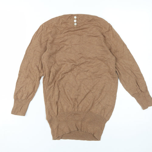 Next Women's Brown Pullover Jumper, Size 8