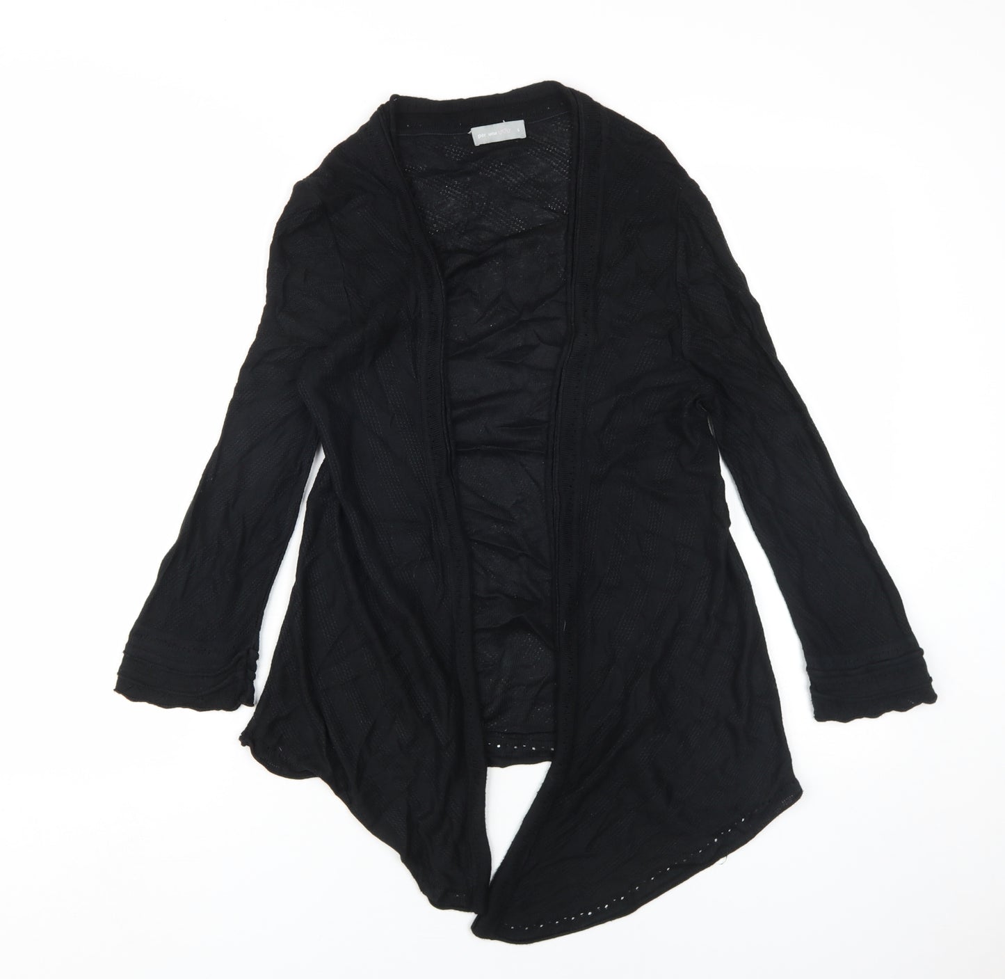 Marks and Spencer Women’s Black Open-Knit Cardigan S