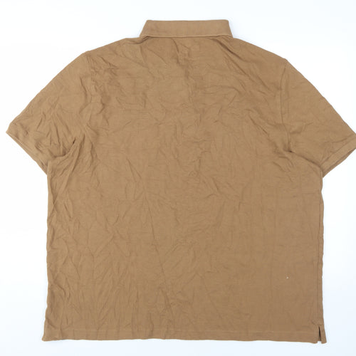 Marks and Spencer Men's Brown 3XL Polo Shirt